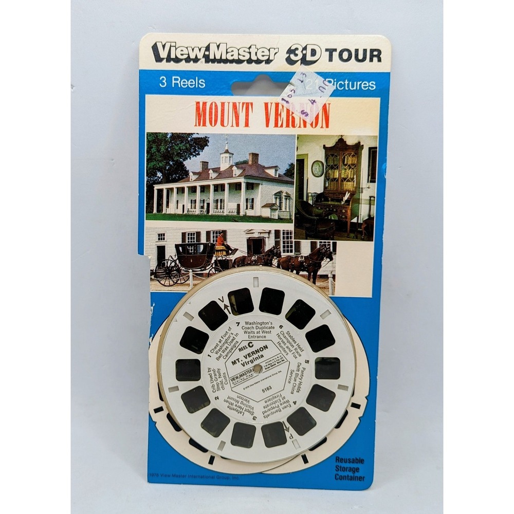 1985 View Master 3D Tour Mount Vernon Virginia 5163